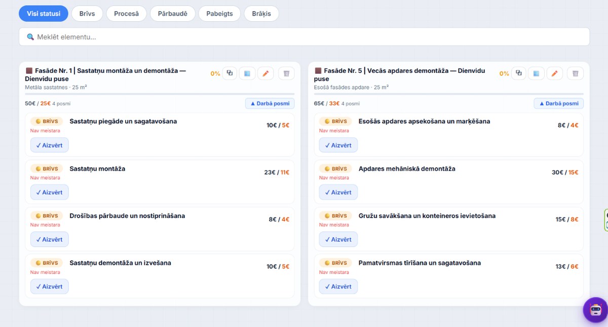 MeistarPro — posmi un cenas